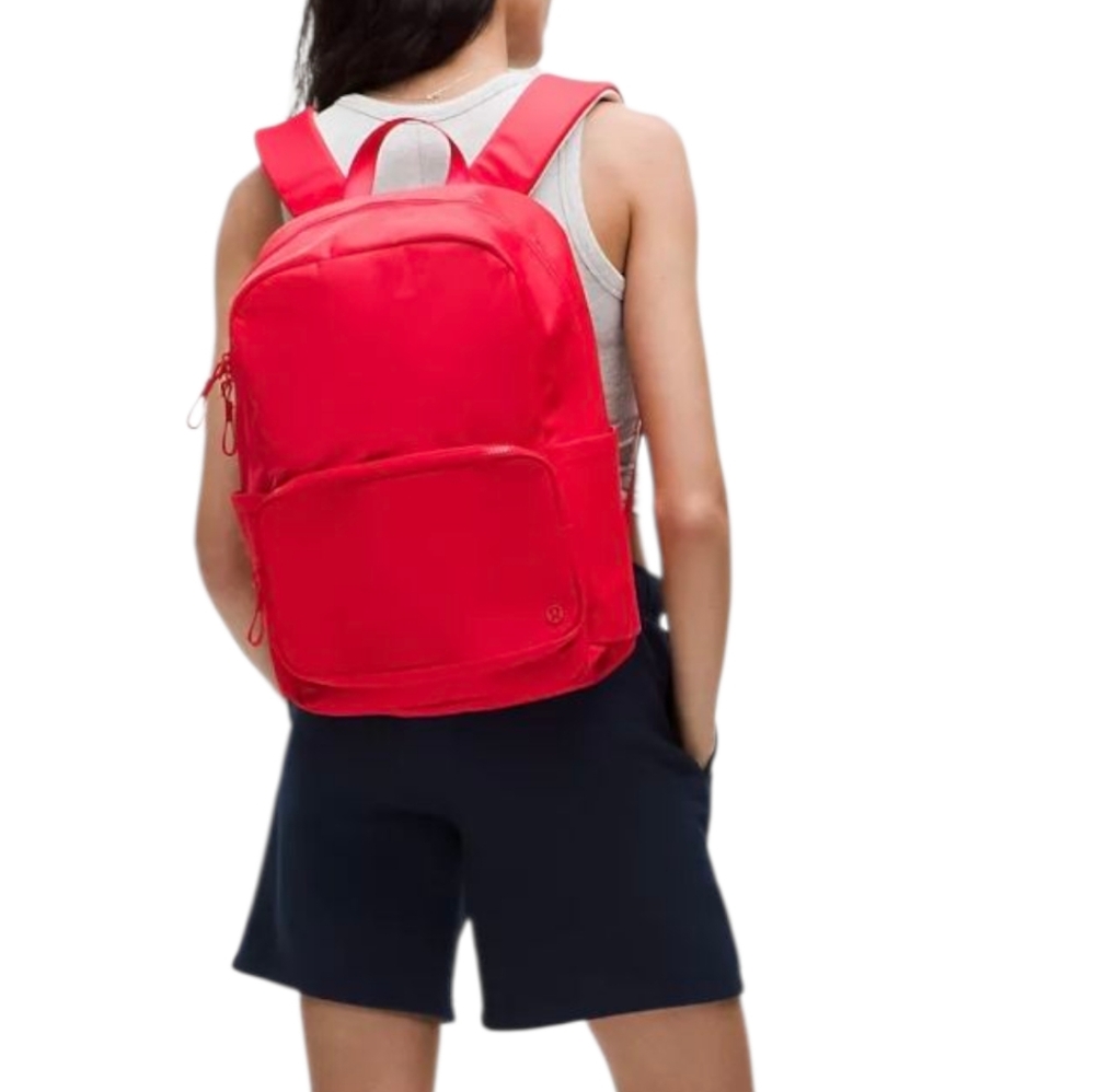 Lululemon Everywhere Backpack Red/Ocean Air - Picture 3 of 9